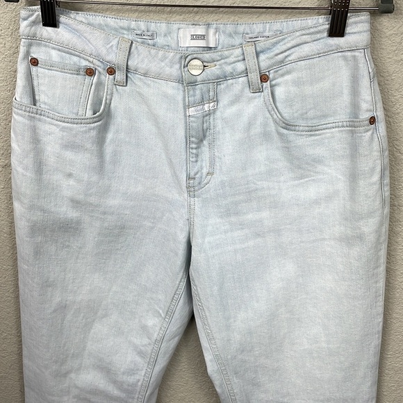 New Closed Denim Briston Straight Jeans Rigid Cotton Organic Sz 28 - Picture 4 of 16